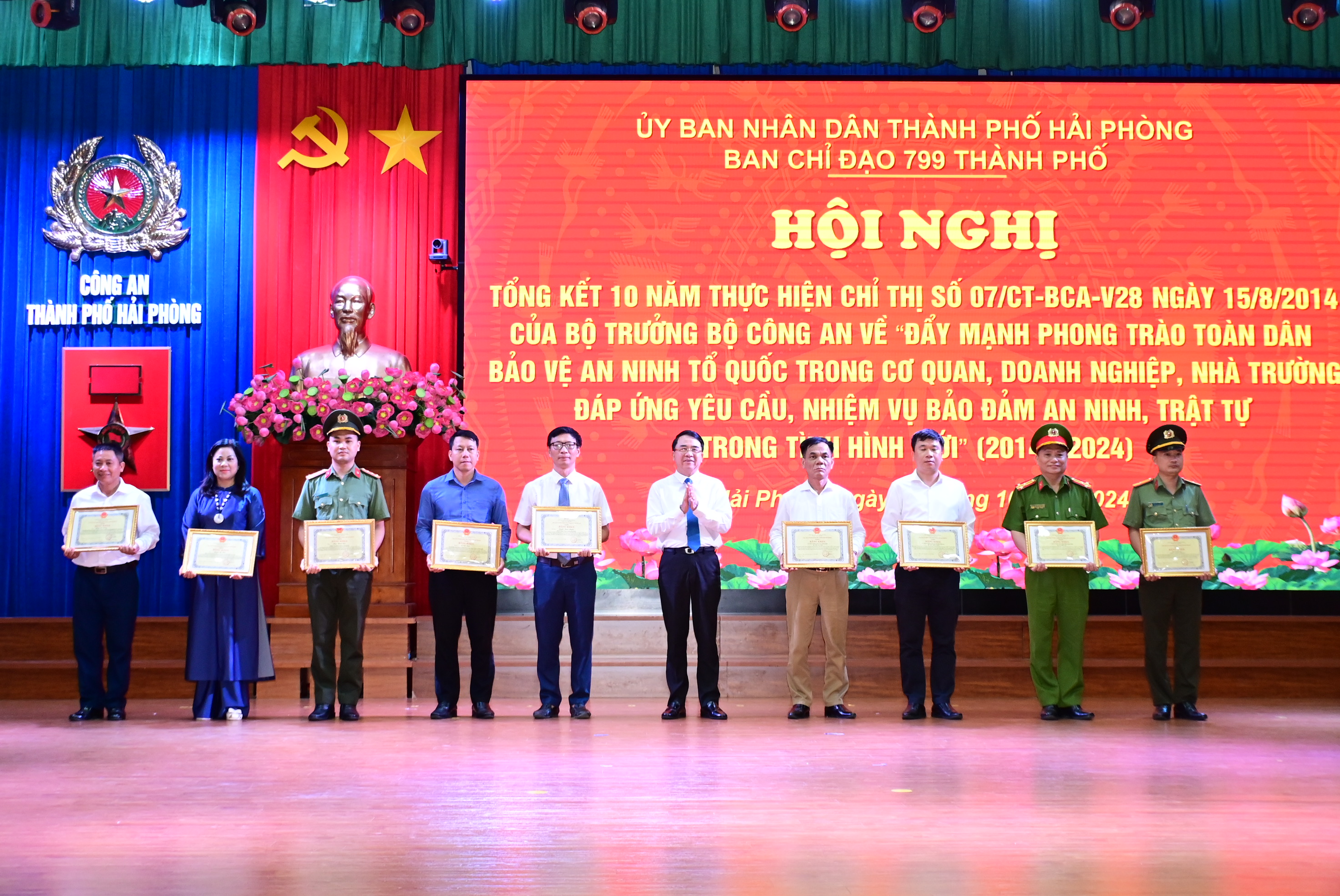 Tổng kết 10 năm thực hiện Chỉ thị số 07 của Bộ Công an về 